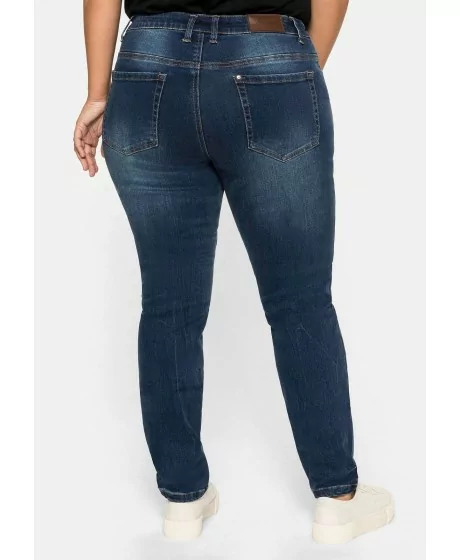 Sheego džinsai su kūno formavimo šortukais