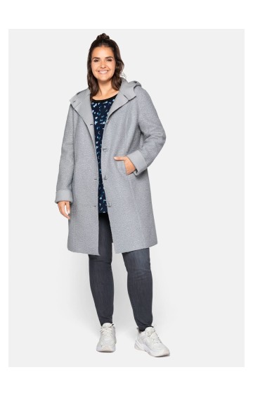 Garbanoto bouclé Sheego paltas be pamušalo Sheego - 4