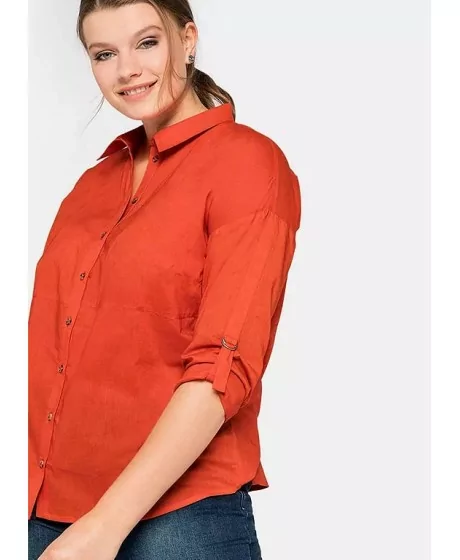 Ryški Sheego medvilnės palaidinė