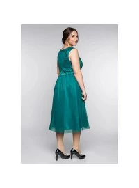 Romantiška Sheego suknelė plačiomis petnešomis