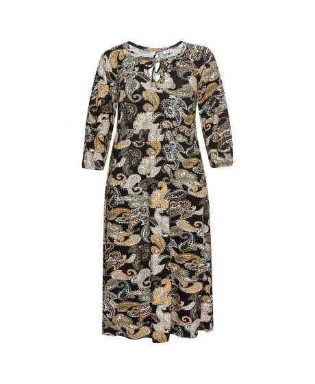 Sheego midi ilgio trikotažo suknelė