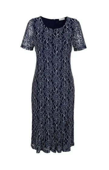 Elegantiška MONA nėrinių suknelė su pamušalu