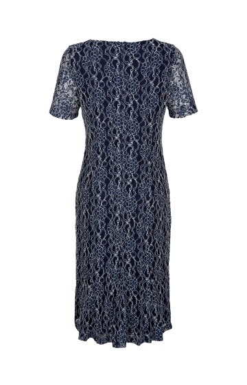 Elegantiška MONA nėrinių suknelė su pamušalu