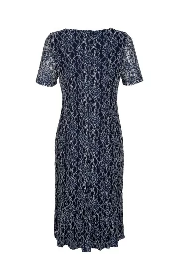 Elegantiška MONA nėrinių suknelė su pamušalu