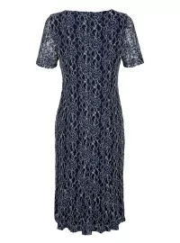 Elegantiška MONA nėrinių suknelė su pamušalu