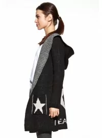 COSMO kardiganas su gobtuvu