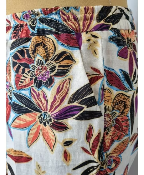 Lininės MONA kelnės