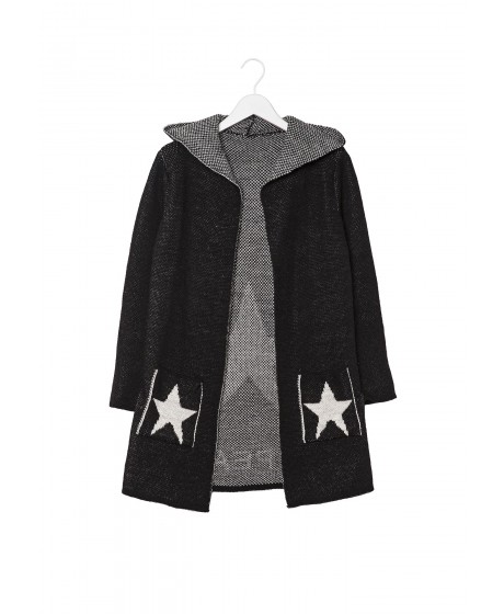 COSMO kardiganas su gobtuvu