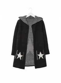 COSMO kardiganas su gobtuvu