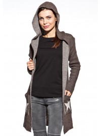 COSMO kardiganas su gobtuvu