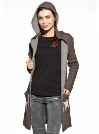 COSMO kardiganas su gobtuvu