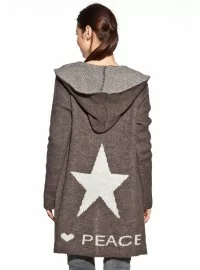 COSMO kardiganas su gobtuvu