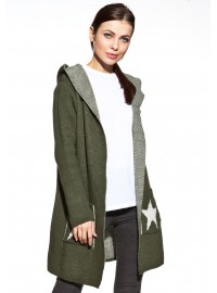 COSMO kardiganas su gobtuvu