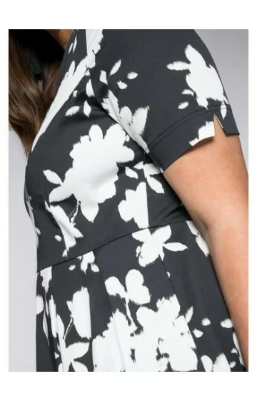 Sheego medvilnės suknelė su kūną formuojančiu apatiniu A Sheego - 3