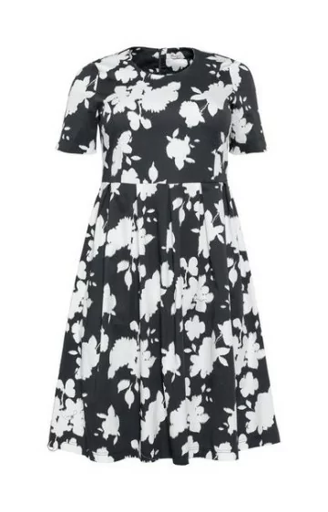 Sheego medvilnės suknelė su kūną formuojančiu apatiniu A Sheego - 6