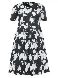 Sheego medvilnės suknelė su kūną formuojančiu apatiniu A Sheego - 6