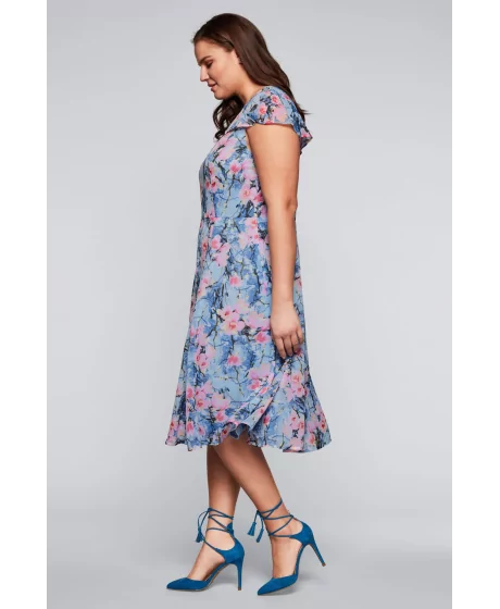 Gėlėta Joe Browns šifono suknelė Sheego - 2