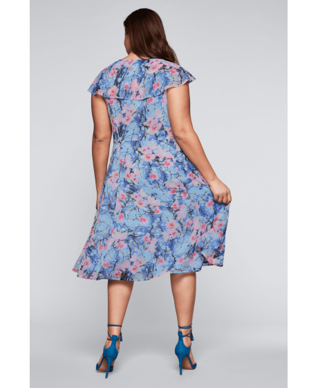 Gėlėta Joe Browns šifono suknelė Sheego - 3