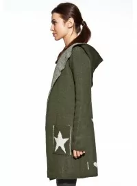 COSMO kardiganas su gobtuvu