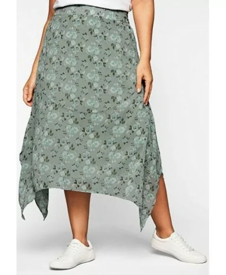 Sheego šifono sijonas asimetriniais kraštais Sheego - 1