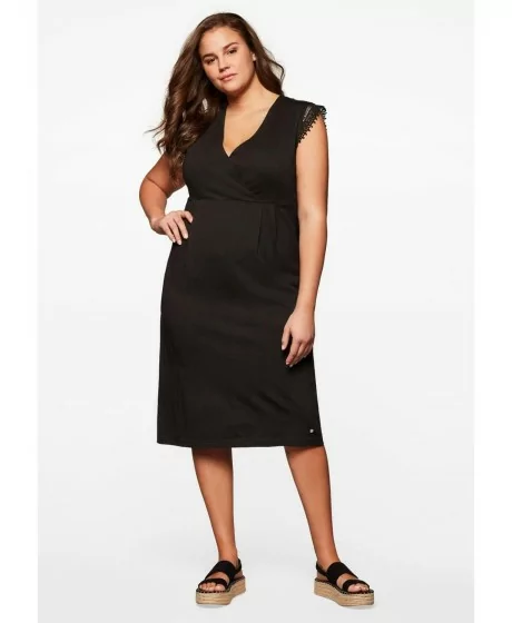 Sheego džersio suknelė su nėrinių intarpais Sheego - 1