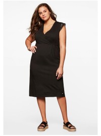 Sheego džersio suknelė su nėrinių intarpais Sheego - 1