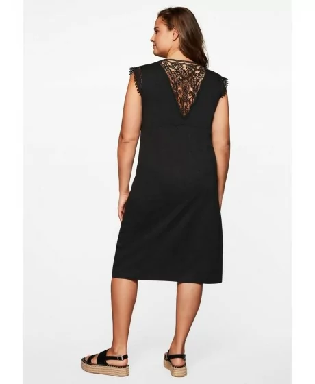 Sheego džersio suknelė su nėrinių intarpais Sheego - 3