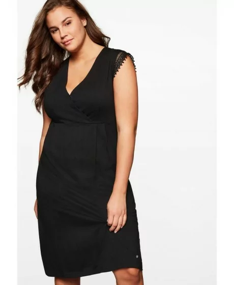 Sheego džersio suknelė su nėrinių intarpais Sheego - 5