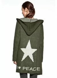 COSMO kardiganas su gobtuvu