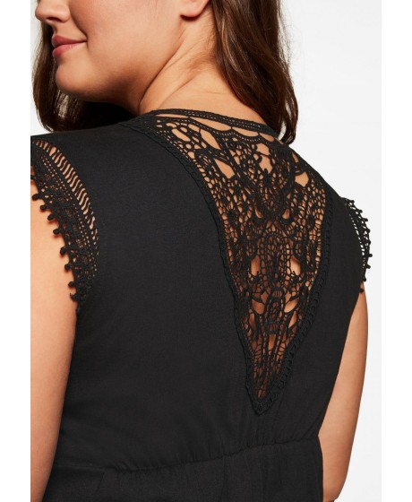 Sheego džersio suknelė su nėrinių intarpais Sheego - 4