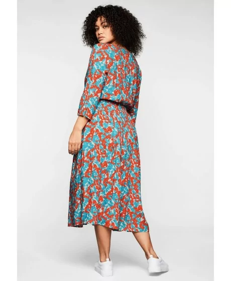 Ryški Sheego viskozės suknelė grafiniu raštu Sheego - 2