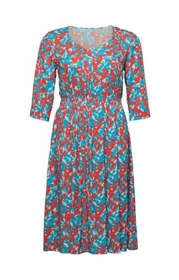 Ryški Sheego viskozės suknelė grafiniu raštu Sheego - 5