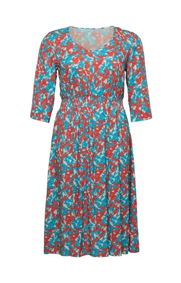 Ryški Sheego viskozės suknelė grafiniu raštu Sheego - 5