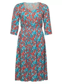 Ryški Sheego viskozės suknelė grafiniu raštu Sheego - 5