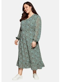 Sheego šifono suknelė su pamušalu Sheego - 1