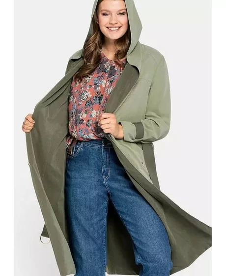 Sheego lietpaltis su gobtuvu Sheego - 4