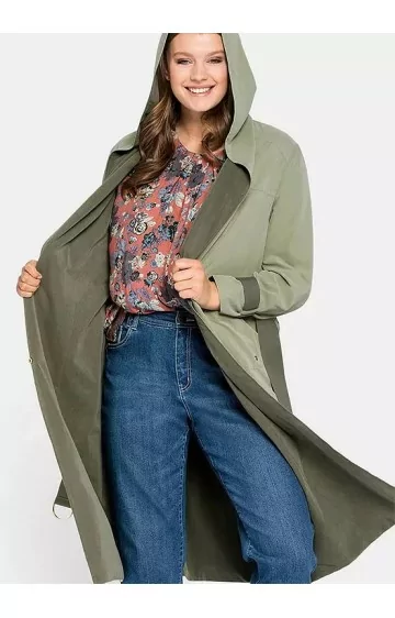 Sheego lietpaltis su gobtuvu Sheego - 4