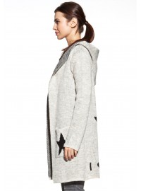 COSMO kardiganas su gobtuvu