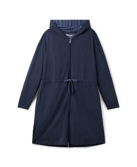 Jaukus Sheego chalatas su dvipusiu užtrauktuku