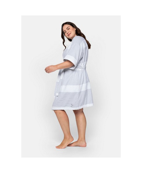 Susiaučiamas kimono stiliaus Sheego chalatas Sheego - 3