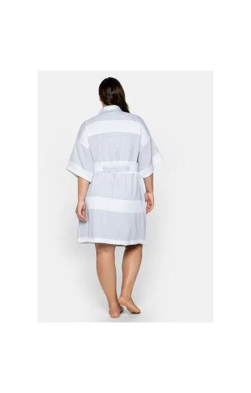 Susiaučiamas kimono stiliaus Sheego chalatas Sheego - 4