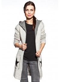 COSMO kardiganas su gobtuvu