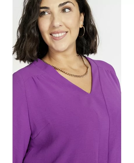 SPG WOMAN vienspalvė palaidinė ilgomis rankovėmis SPG WOMAN - 3