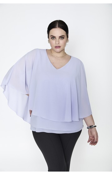 Sluoksniuota SPG WOMAN šifono palaidinė SPG WOMAN - 1