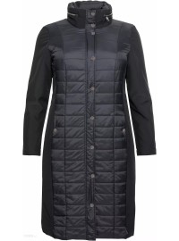 Kombinuotų audinių dygsniuotas Sheego paltas Sheego - 5