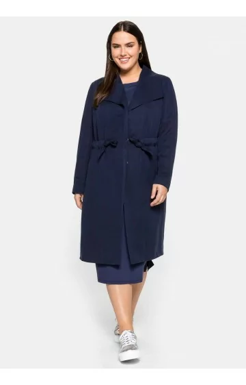 Ilgas Sheego švarkas su kontrastingu pamušalu Sheego - 1