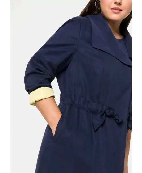 Ilgas Sheego švarkas su kontrastingu pamušalu Sheego - 3