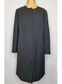 Kombinuotų audinių ilgas Sheego švarkas Sheego - 1 Kombinuotų audinių ilgas Sheego švarkas Sheego - 1