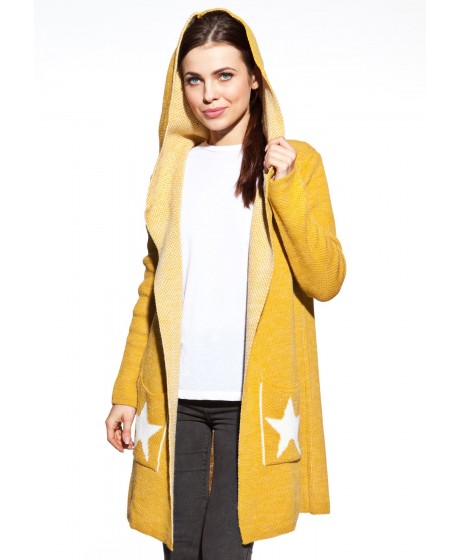 COSMO kardiganas su gobtuvu