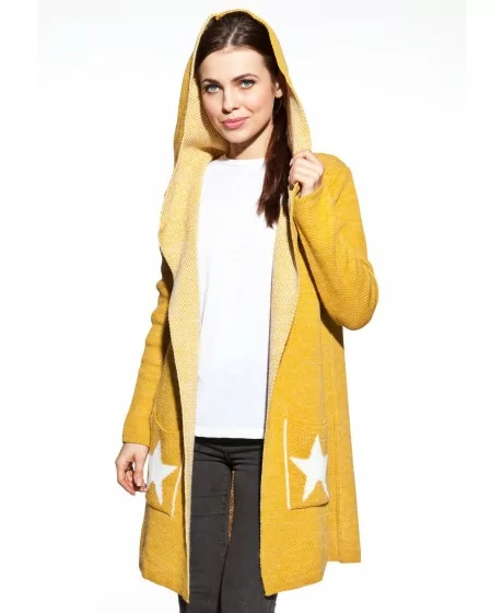 COSMO kardiganas su gobtuvu